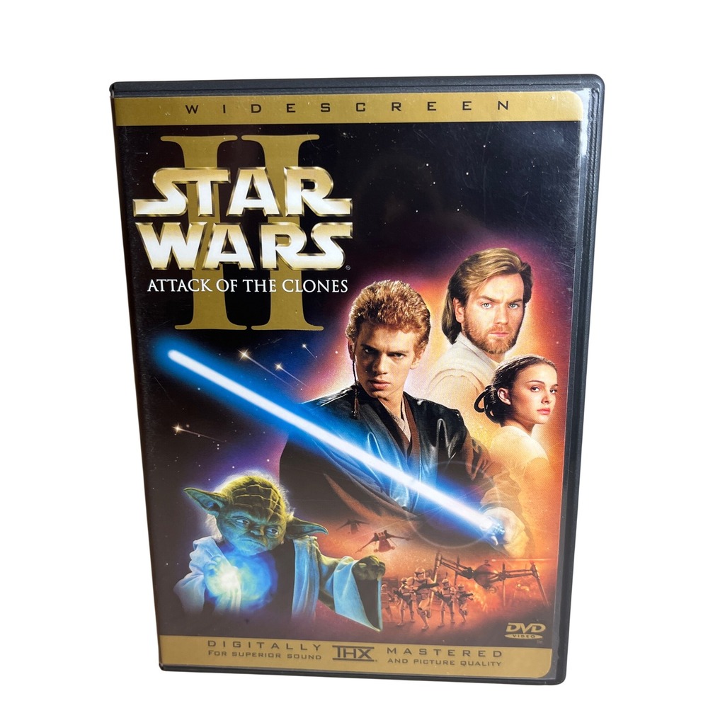 Star Wars Episode II Attack of the Clones DVD 2-Disc Widescreen Set 2002 THX